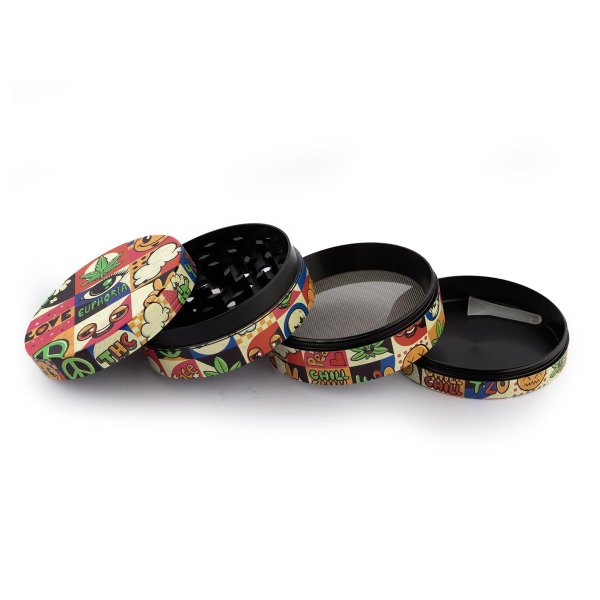 Metall Grinder Groovy 4-teilig Ø 63 mm
